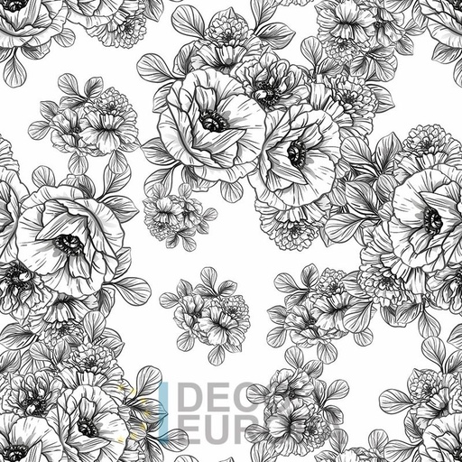 [PDSDFL192] Mural Floral - PDSDFL192